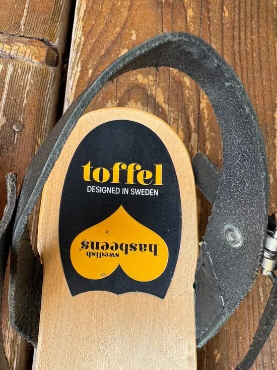 Swedish Hasbeens Black Ornament Clog Sandal in Women's US 10/41EU - Retail $260 - Picture 10 of 16